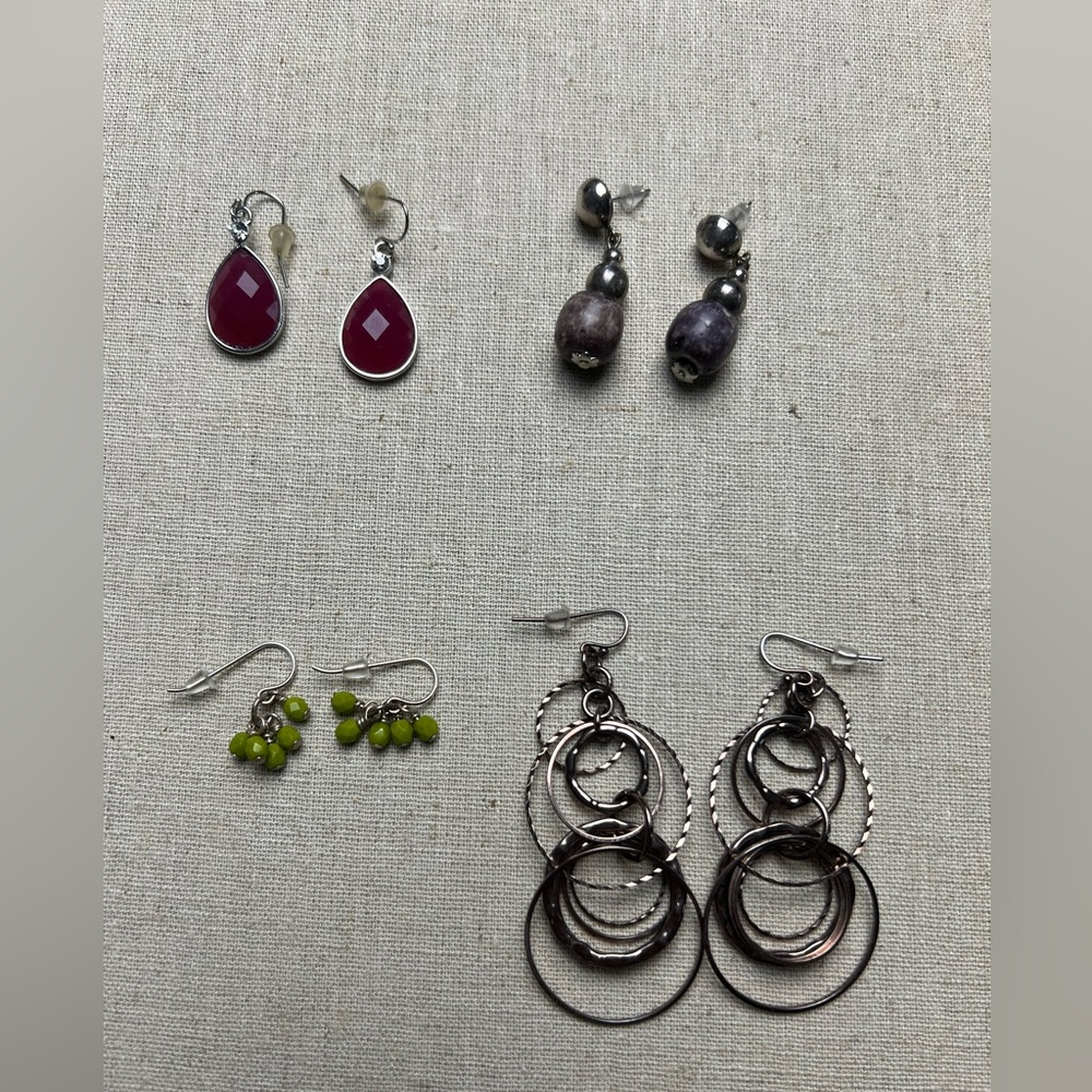 Fashion Jewelry Earring Bundle of Four Pairs